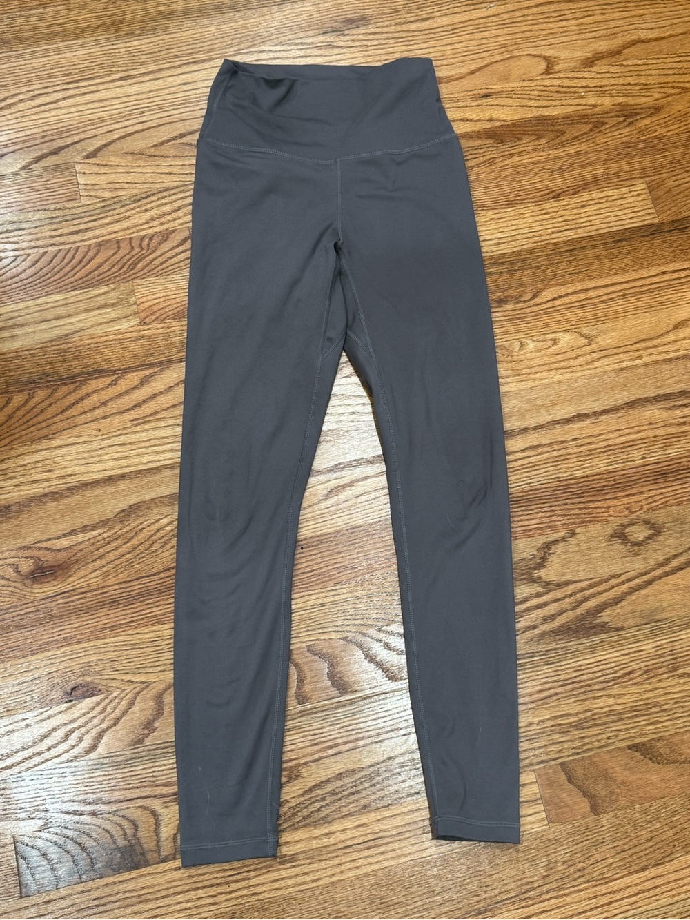 Varley Taupe High-Waist Leggings